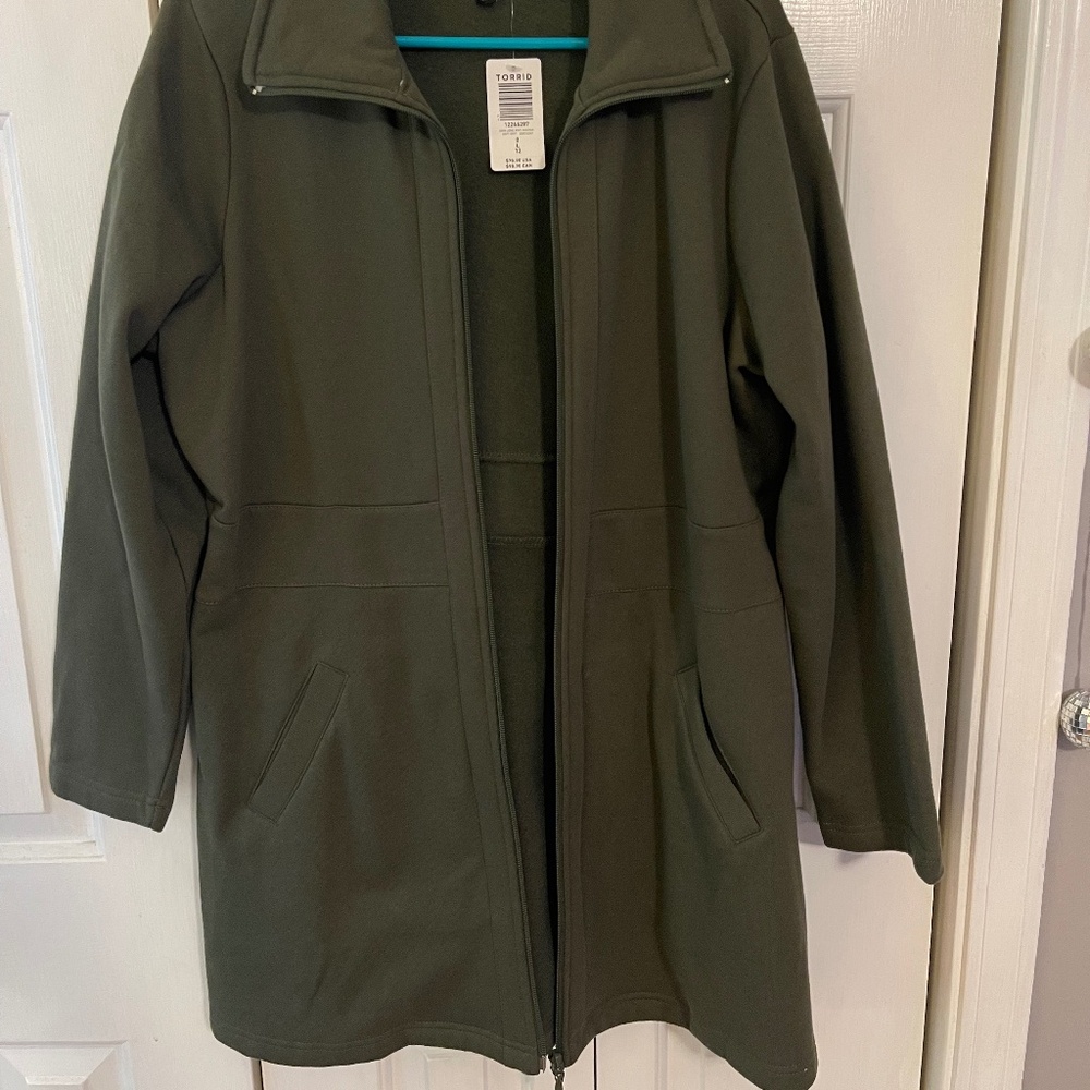 NWT Torrid zip jacket